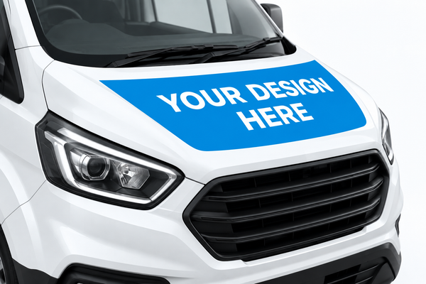 Custom magnetic bonnet logo - your design here