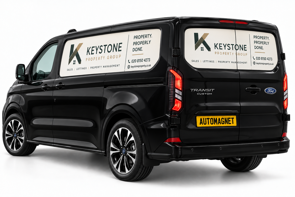 Ford Transit Custom Magnetic Signs