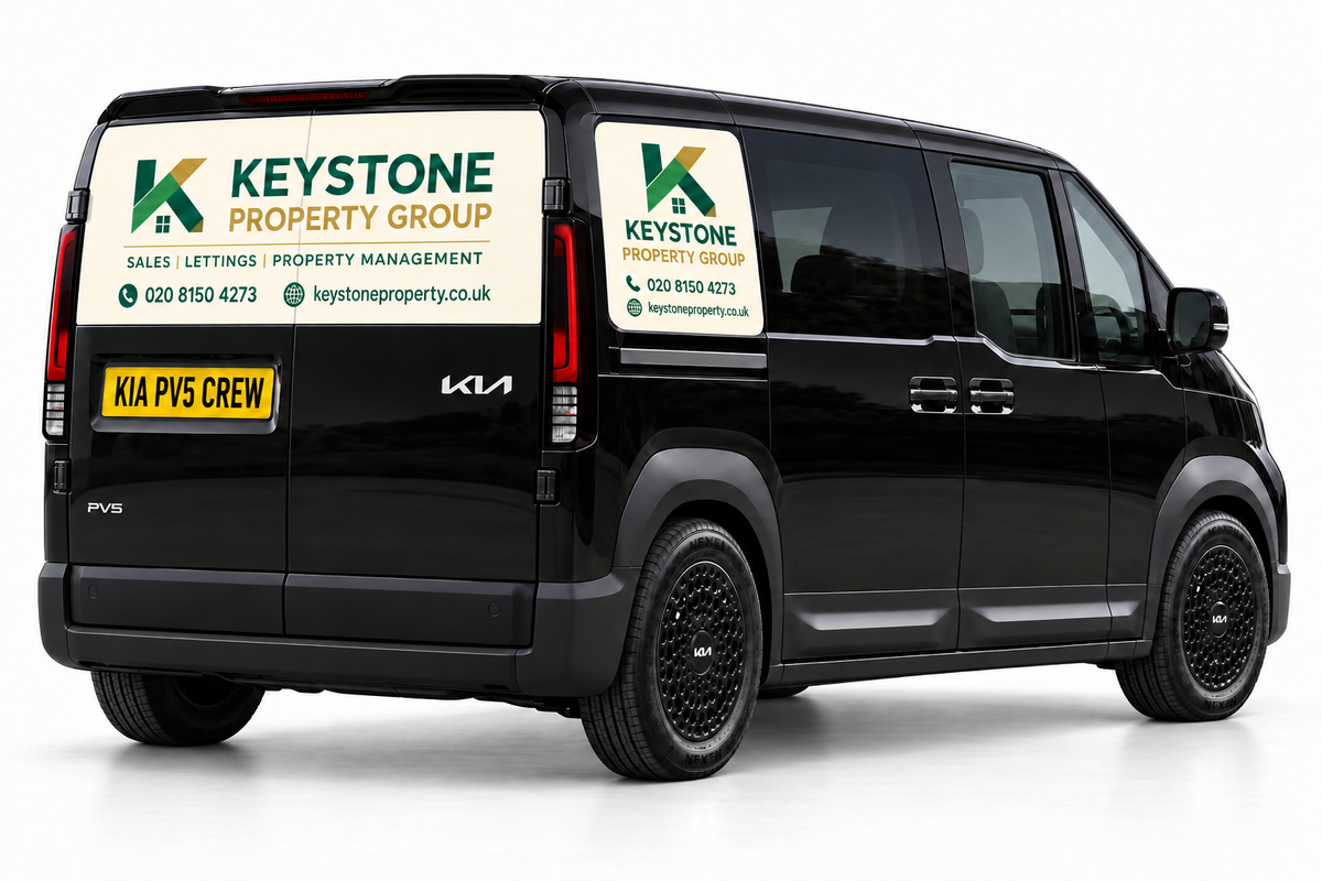 Kia PV5 Crew Van Magnetic Van Signs