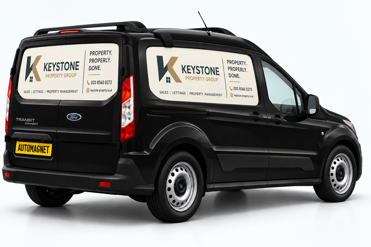 Ford Transit Connect Magnetic Signs