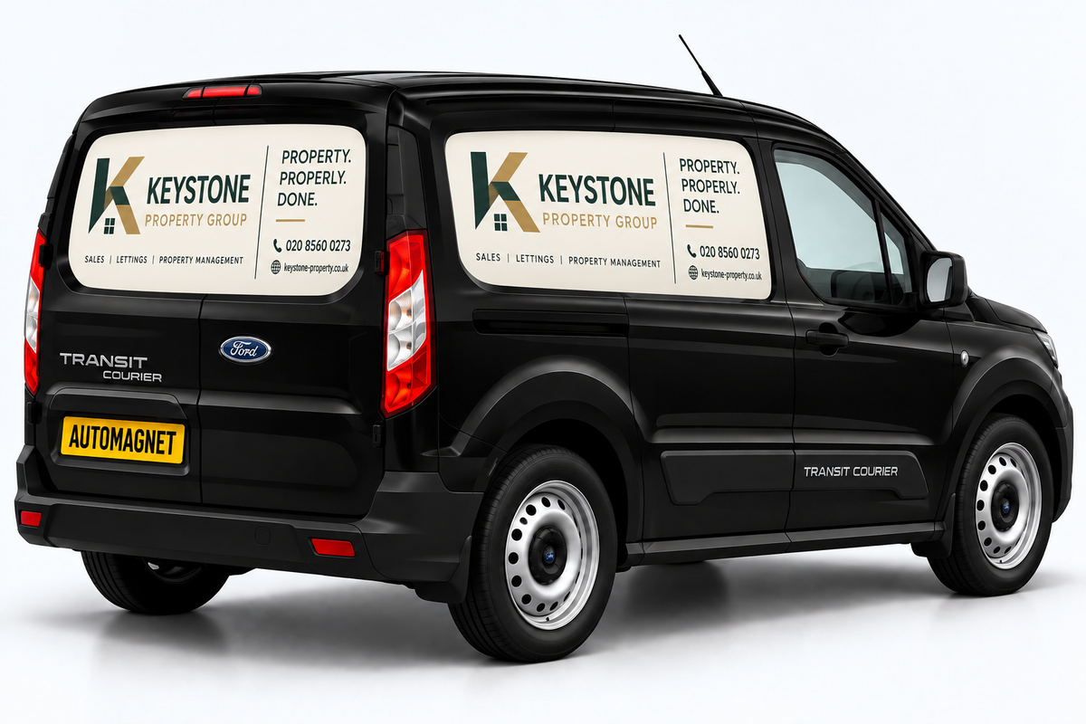 Ford Transit Courier Magnetic Signs