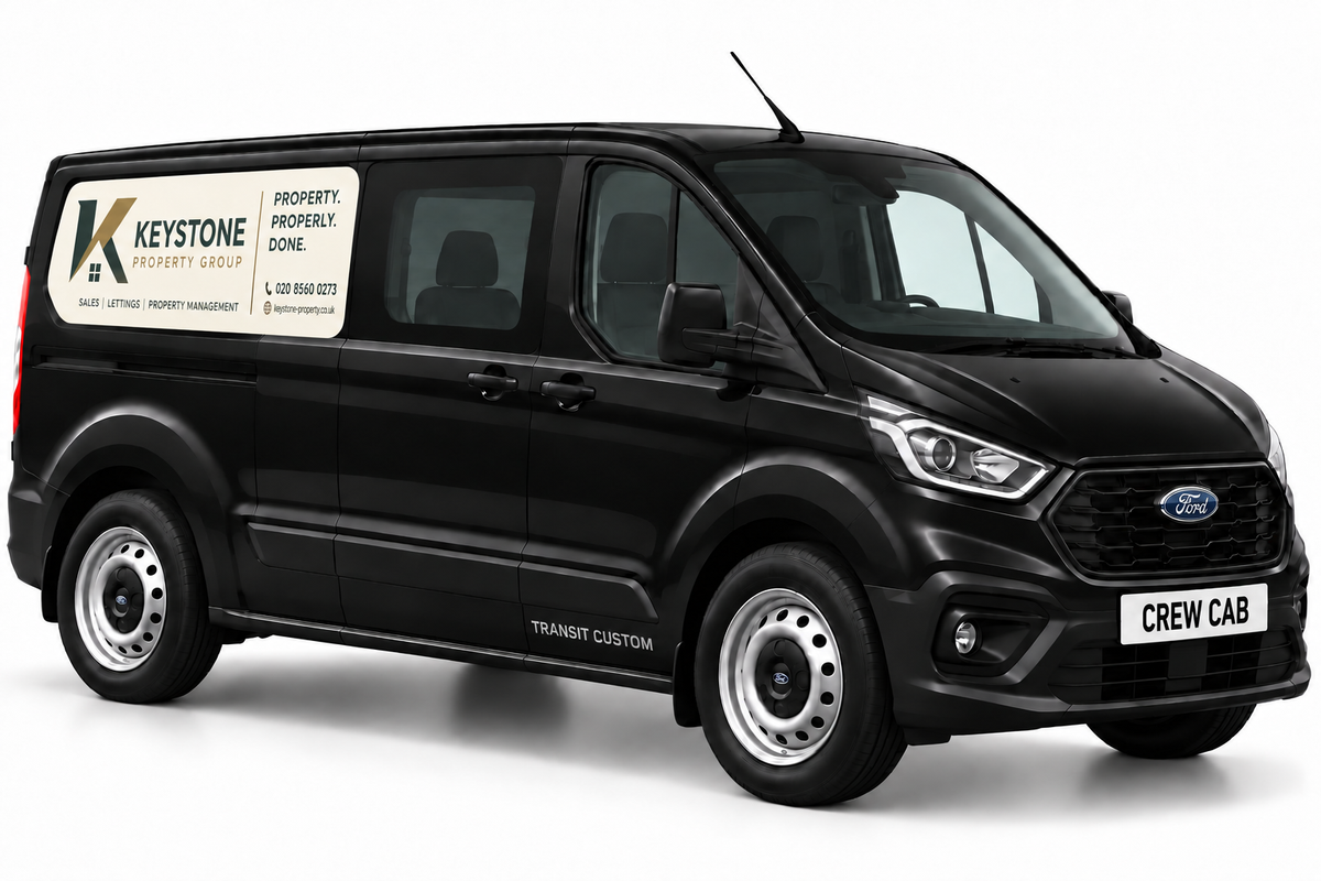 Ford Transit Custom Crew Cab Magnetic Signs