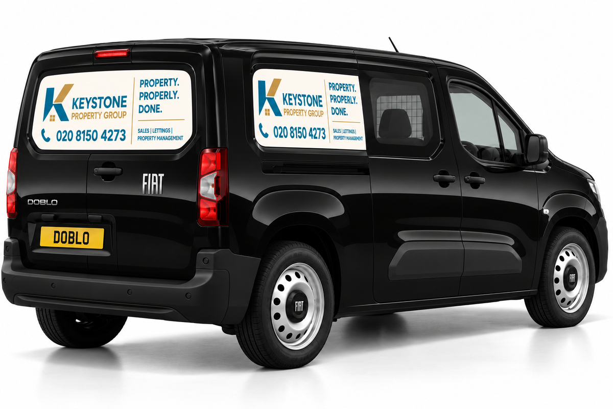 Fiat Doblò Crew Van Magnetic Signs